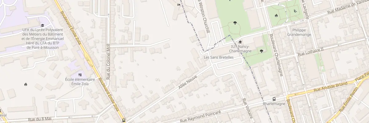 Plan du 37 All Neuve à Laxou