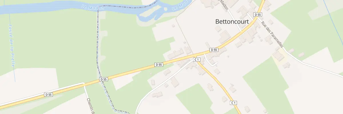 Plan du 366 Rue du Cap. Simon de Chatellus à Bettoncourt