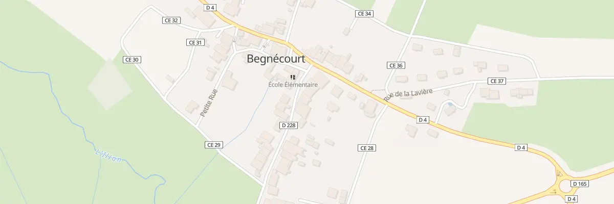 Plan du 3 Gr Grande Rue à Begnécourt