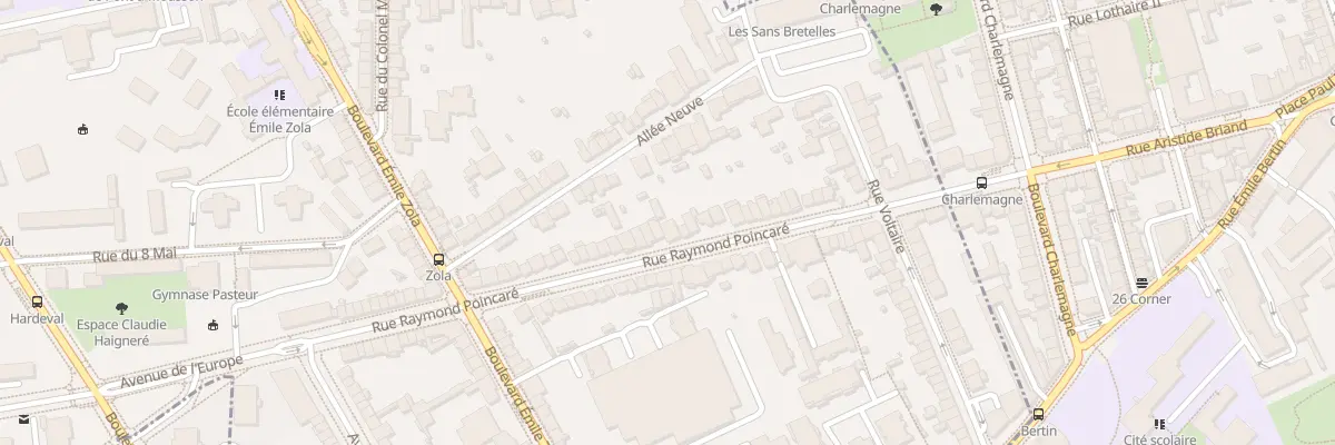 Plan du 59 Rue Raymond Poincaré à Laxou