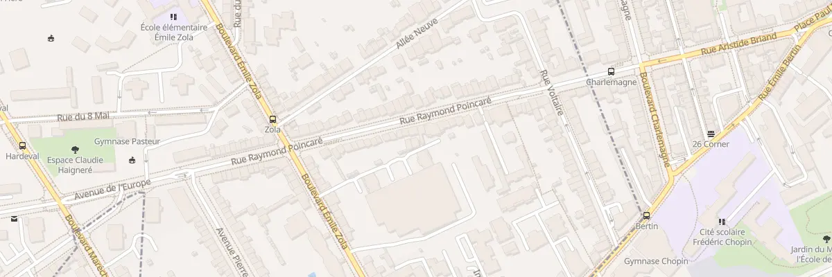 Plan du 56 Rue Raymond Poincaré à Laxou