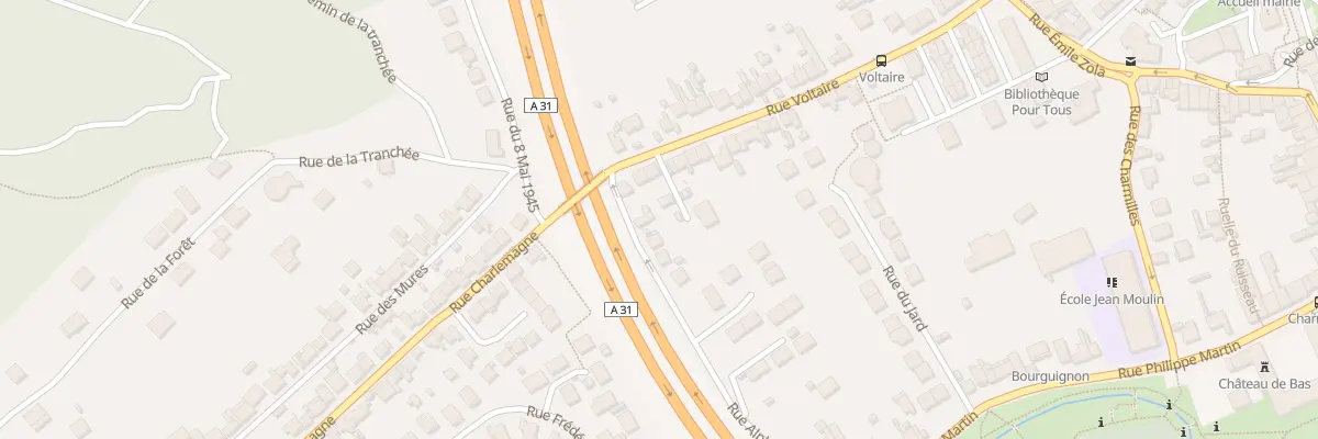 Plan du 3 Rue Alphonse Daudet à Champigneulles