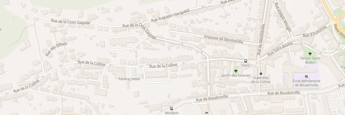 Plan du 32 Rue de la Colline à Nancy