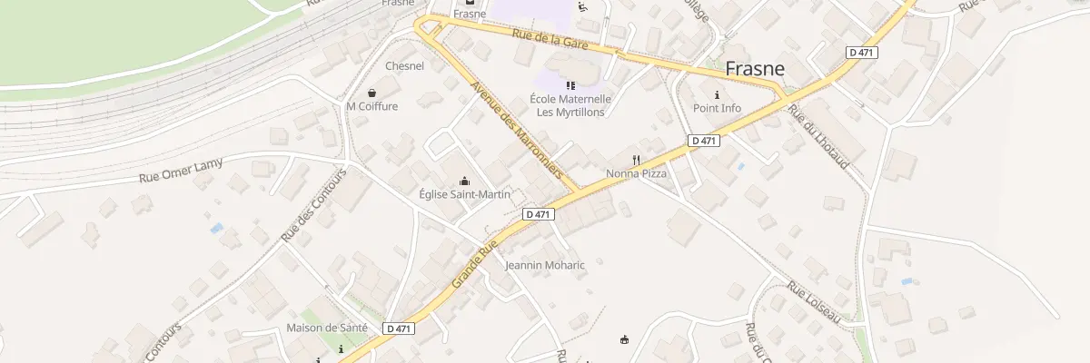 Plan du 1B Rue des Marronniers à Frasne