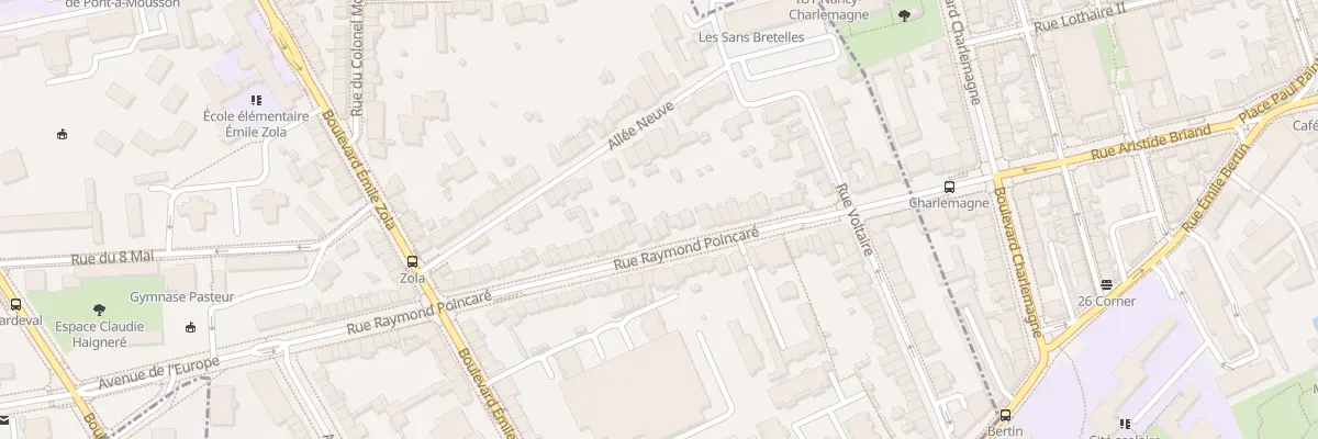 Plan du 63 Rue Raymond Poincaré à Laxou
