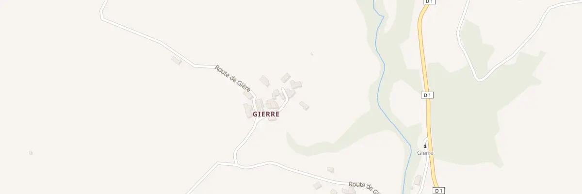 Plan du 675 Rte de Gière à Turriers