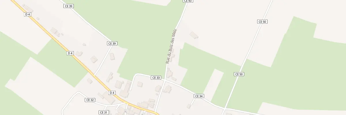 Plan du 10 Rue du Bois des Meix à Begnécourt