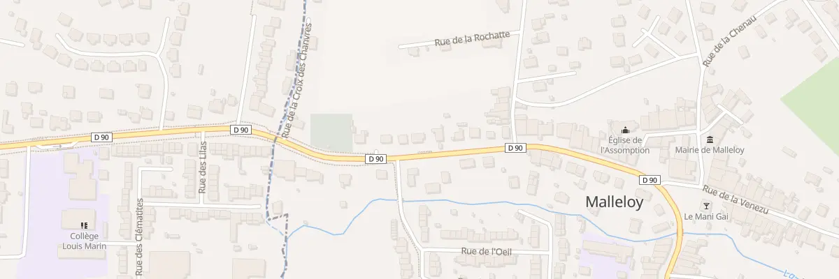 Plan du 34 Rue de Custines à Malleloy