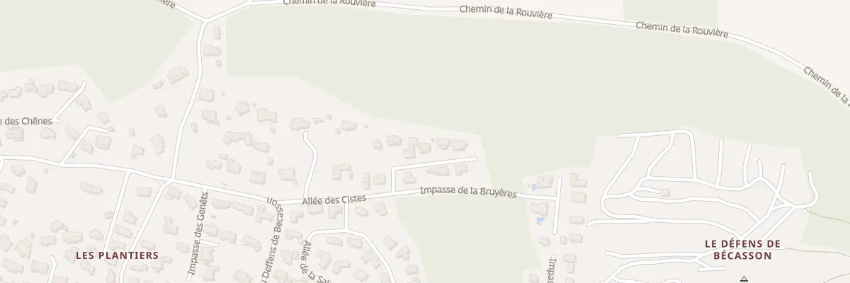 Plan du 11 Imp des Cystes à Pierrefeu-du-Var
