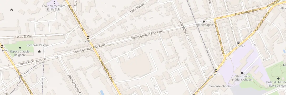 Plan du 60 Rue Raymond Poincaré à Laxou