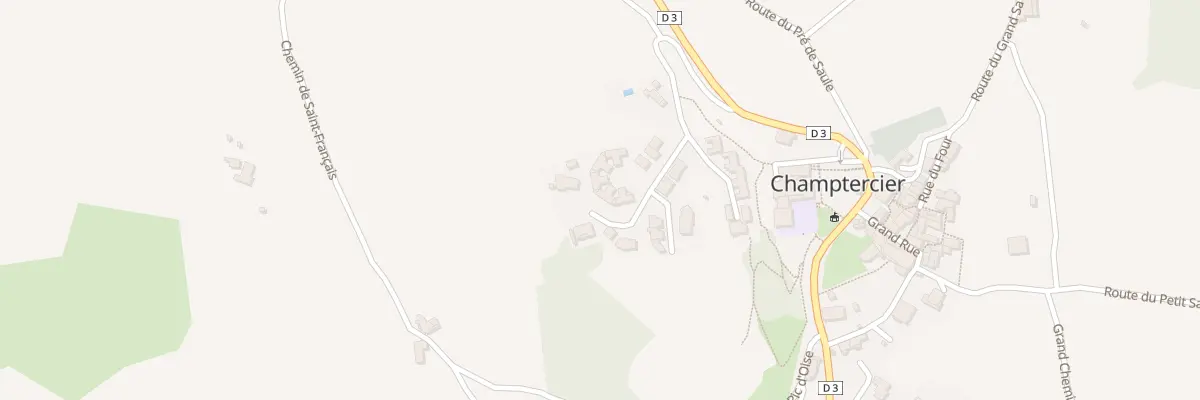 Plan du 7056E Les Couestes à Champtercier