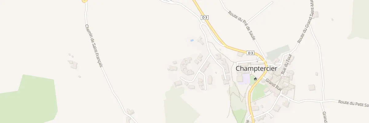 Plan du 7056I Les Couestes à Champtercier