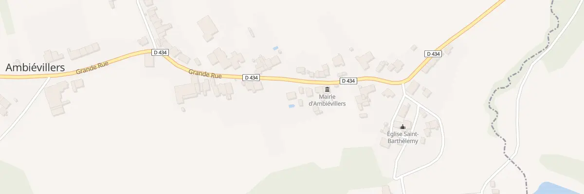 Plan du 28 Grande Rue à Ambiévillers