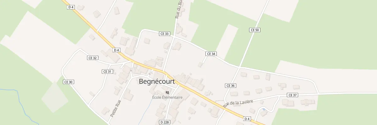 Plan du 6 Pl Yvan Mourey à Begnécourt