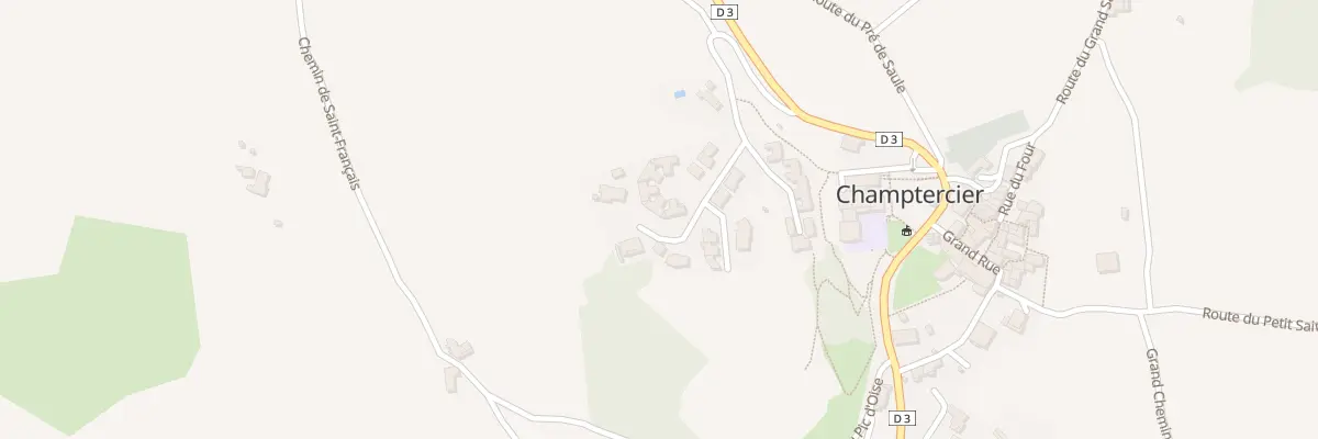 Plan du 7056D Les Couestes à Champtercier