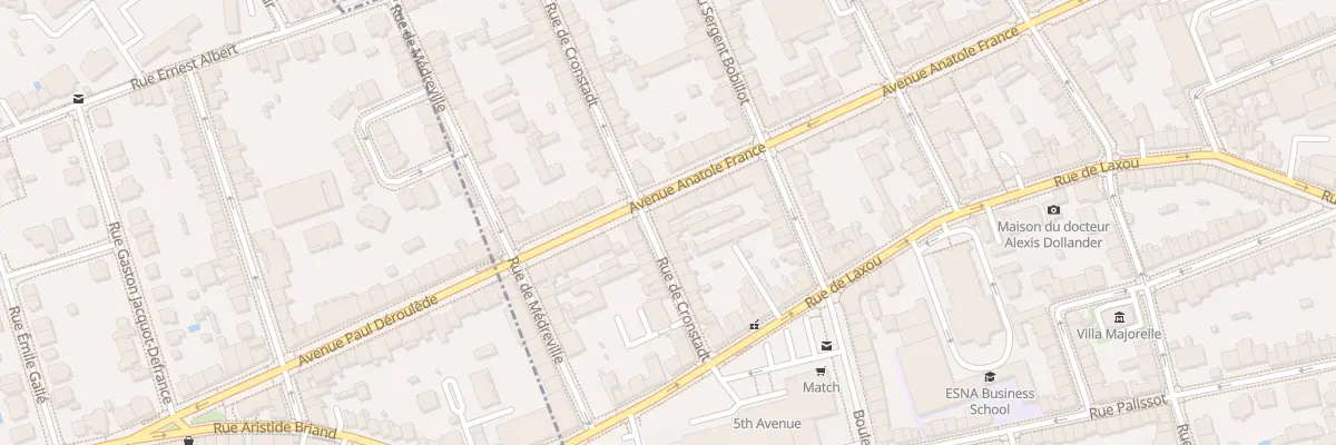 Plan du 71 Av Anatole France à Nancy