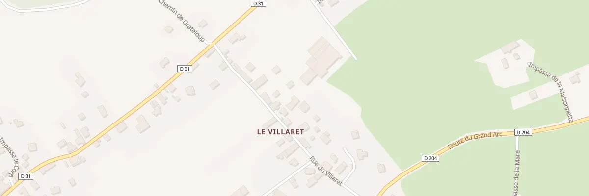 Plan du 226 Rue du Villaret à Coise-Saint-Jean-Pied-Gauthier