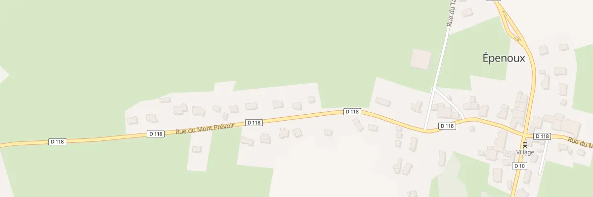 Plan du 35 Rue du Mont Prévoir à Pusy-et-Épenoux