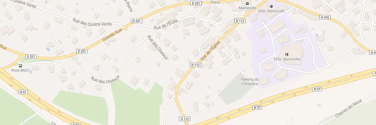 Plan du 6B Rue de l’Eglise à Mamirolle