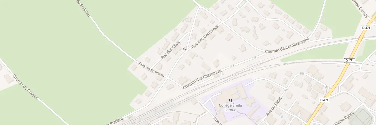 Plan du 16 Rue du Château d’Eau à Frasne