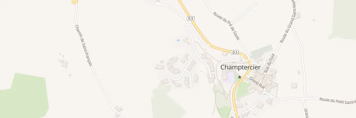Plan du 7056A Les Couestes à Champtercier
