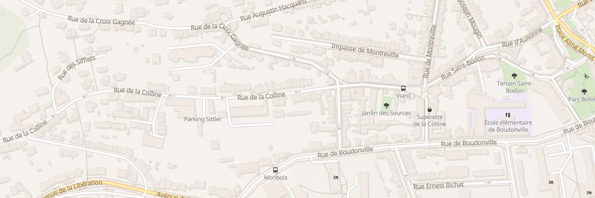 Plan du 25 Rue de la Colline à Nancy
