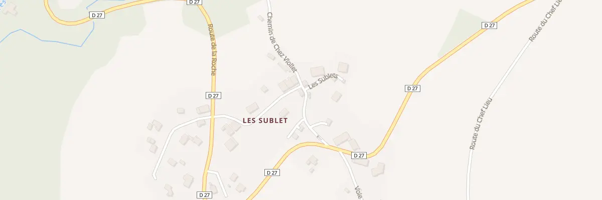 Plan du 394 Che de Chez Viollet à Villy-le-Bouveret