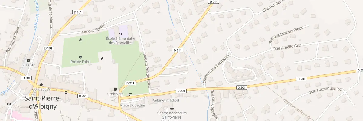 Plan du 170 Rte du Col du Frêne à Saint-Pierre-d’Albigny