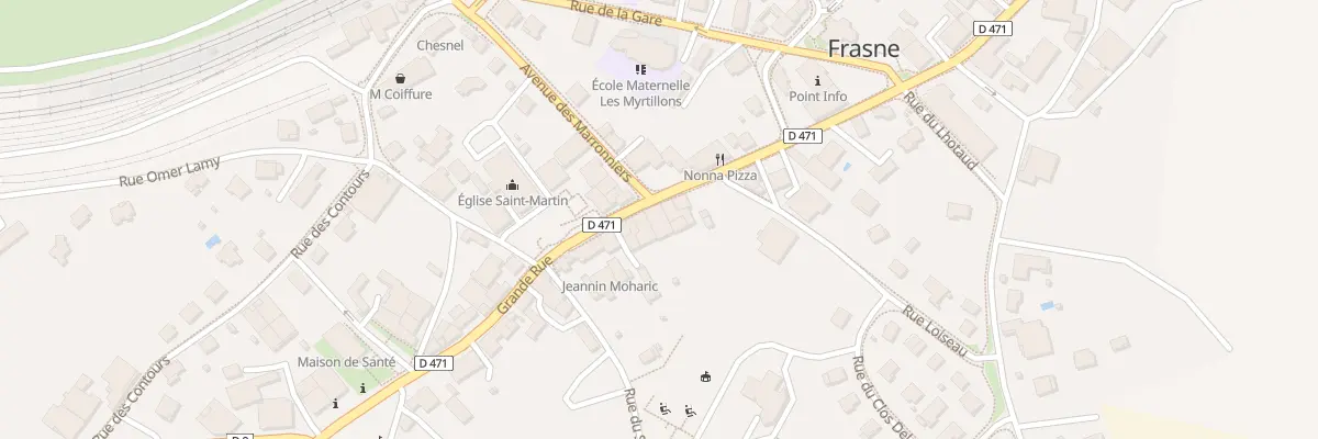 Plan du 55 Grande Rue à Frasne