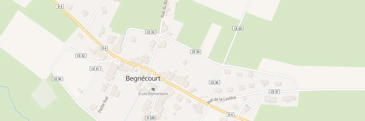 Plan du 2 Pl Yvan Mourey à Begnécourt