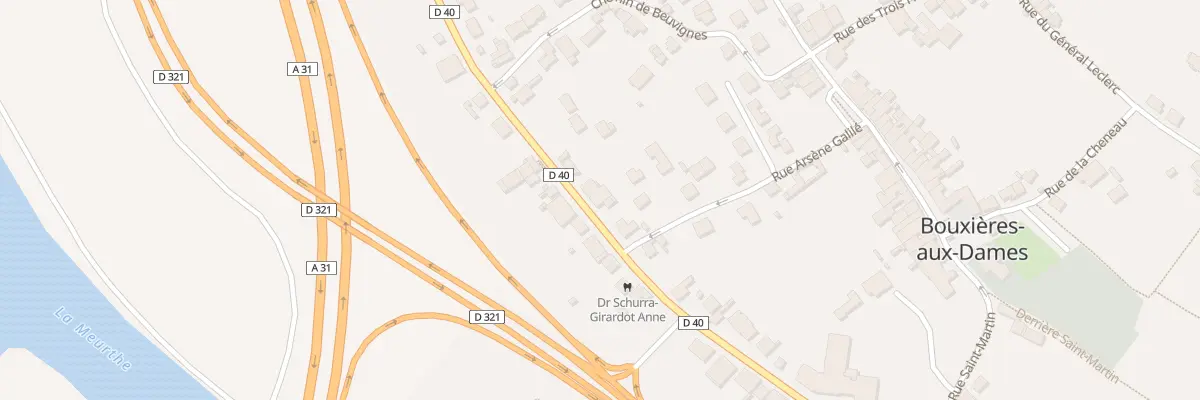 Plan du 22 Rue Raymond Poincaré à Bouxières-aux-Dames