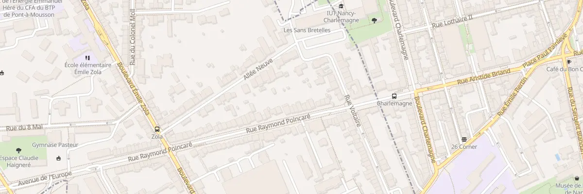 Plan du 71 Rue Raymond Poincaré à Laxou