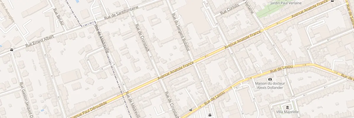 Plan du 56 Av Anatole France à Nancy