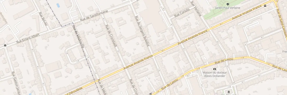 Plan du 17 Rue Sergent Bobillot à Nancy