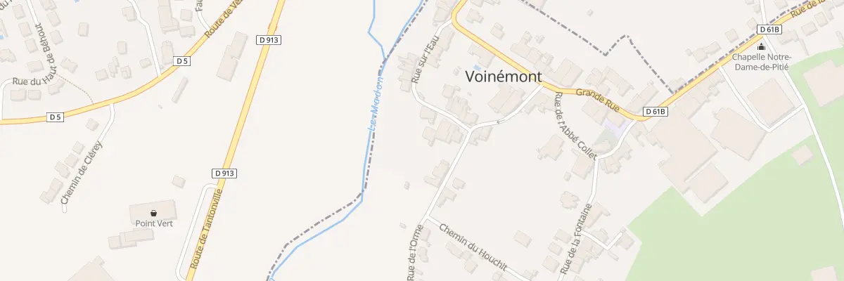 Plan du 4 Rue de l’Orme à Voinémont