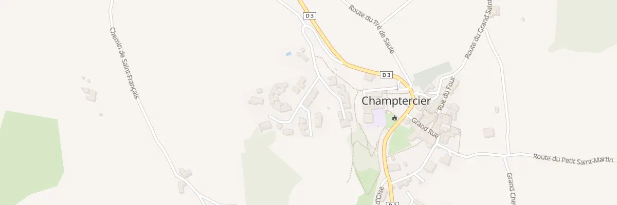 Plan du 211 Che des Couestes à Champtercier