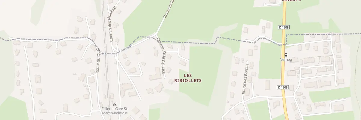 Plan du 59 Che de la Pelouse à Fillière