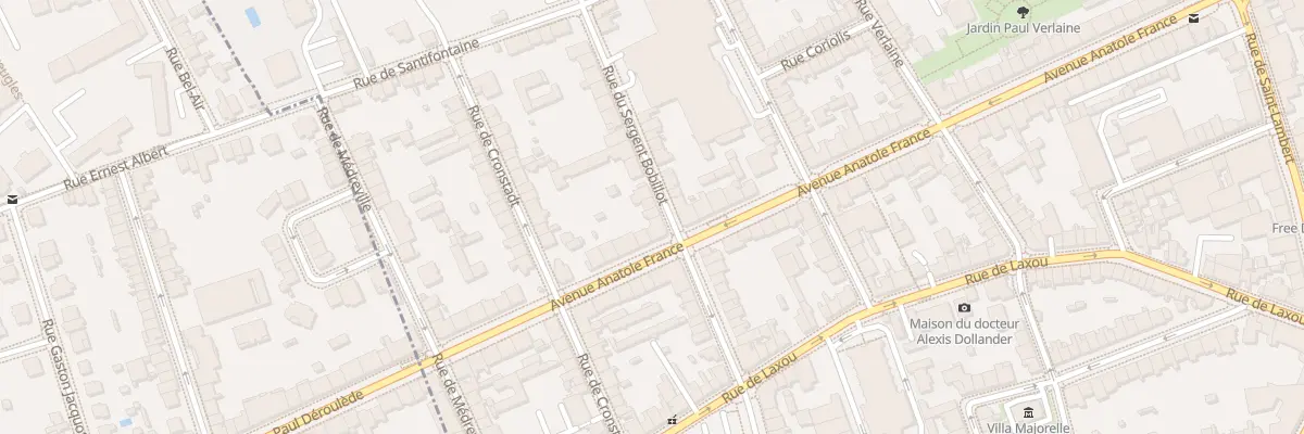 Plan du 15 Rue Sergent Bobillot à Nancy