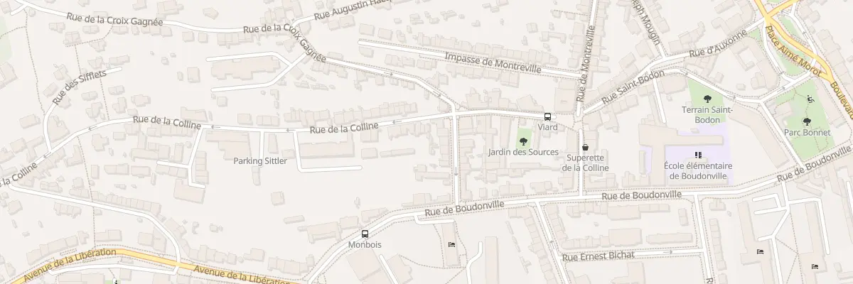 Plan du 19 Rue de la Colline à Nancy
