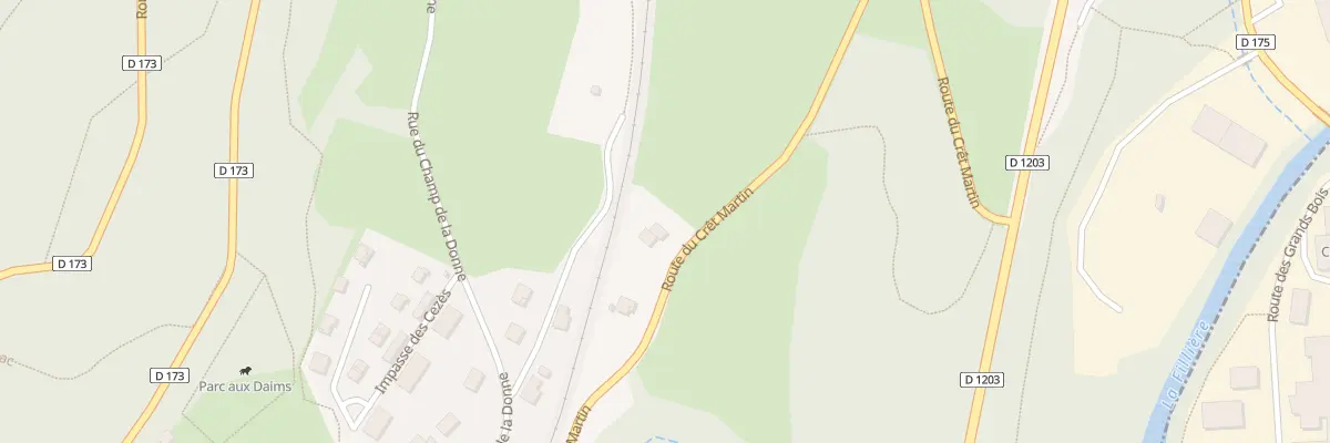 Plan du 365 Rte du Crêt Martin à Argonay