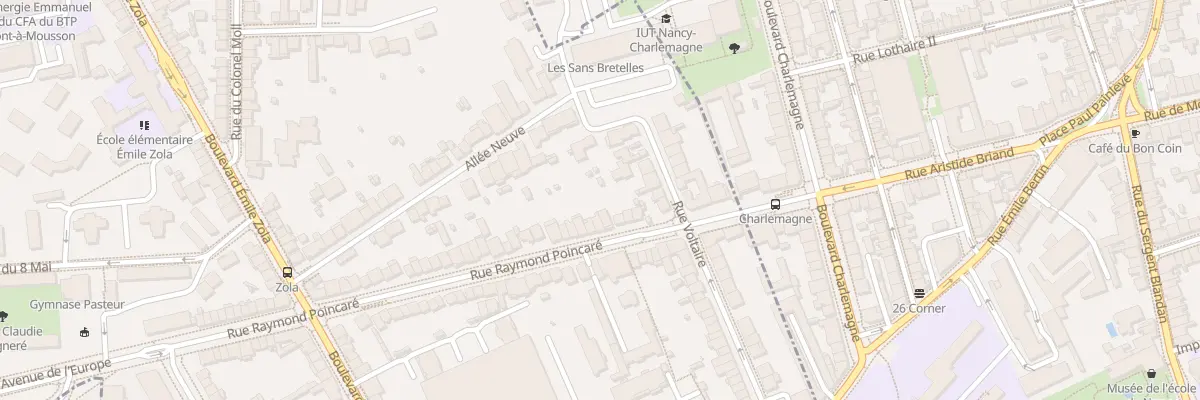 Plan du 79 Rue Raymond Poincaré à Laxou