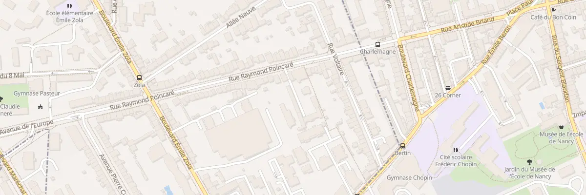 Plan du 72I Rue Raymond Poincaré à Laxou