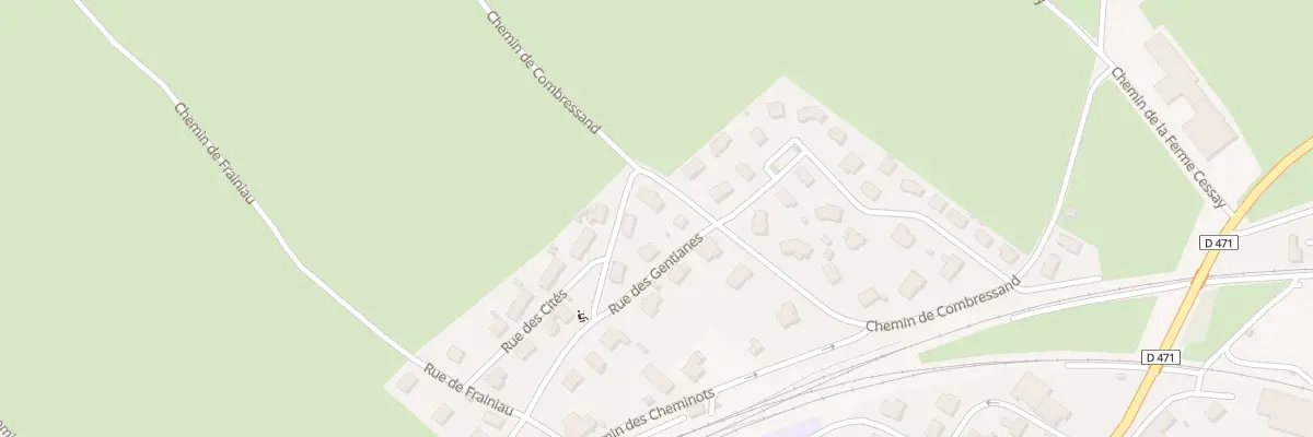 Plan du 24 Rue du Château d’Eau à Frasne