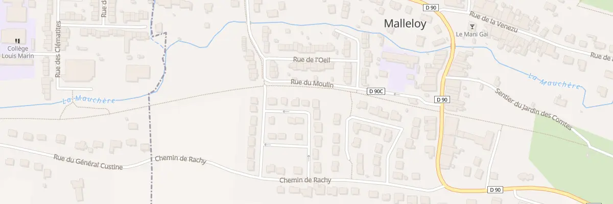 Plan du 24 L’Oeil à Malleloy