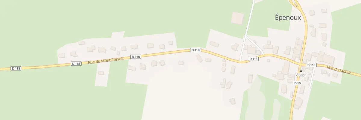 Plan du 34 Rue du Mont Prévoir à Pusy-et-Épenoux