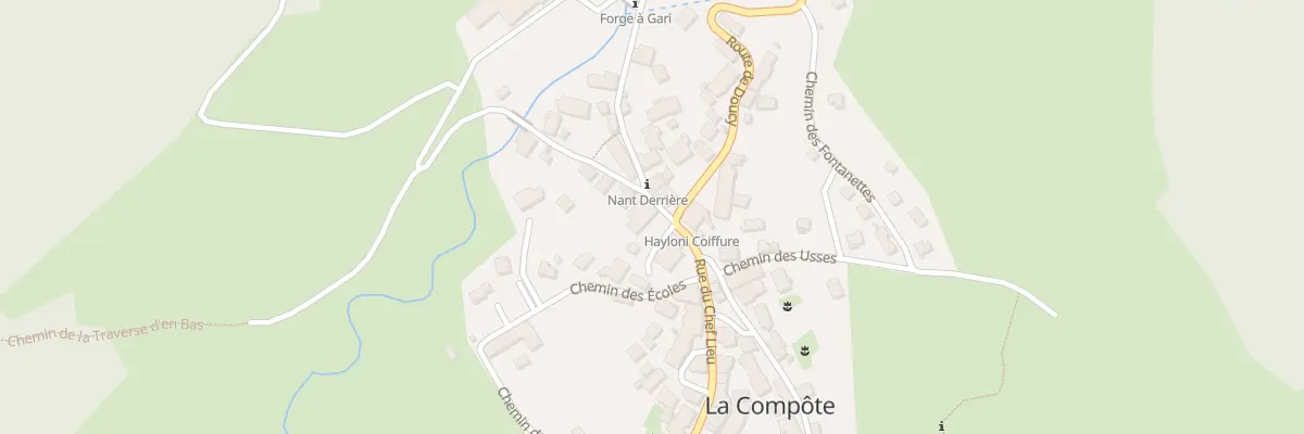 Plan du 5060 Chef Lieu à La Compôte