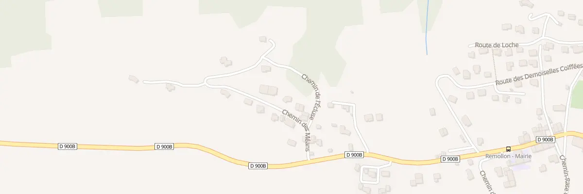 Plan du 6 Che des Méans à Remollon