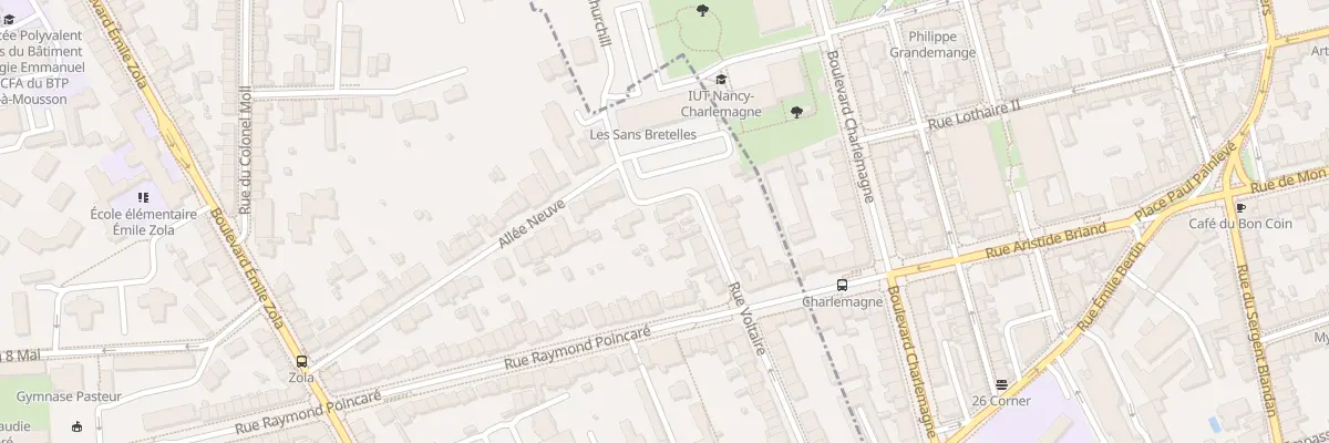 Plan du 65 Rue Voltaire à Laxou