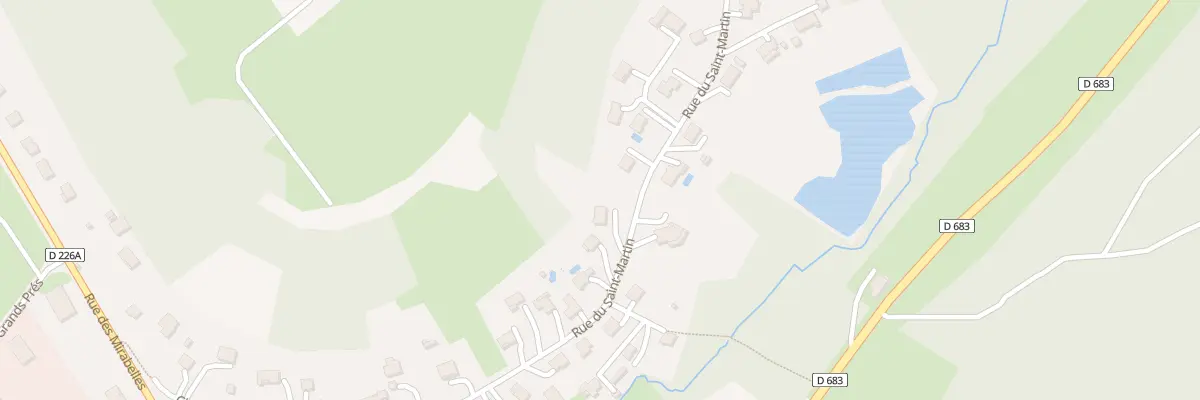 Plan du 5189 Rue du Saint-martin à Amagney