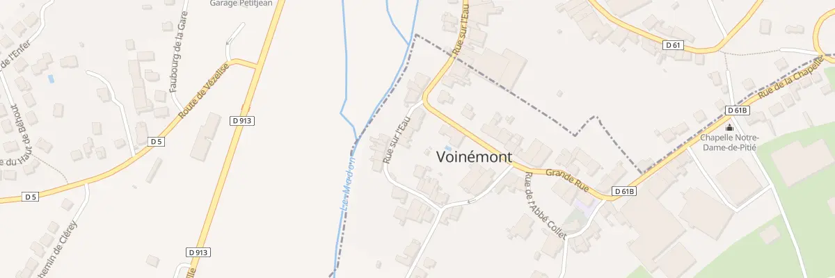 Plan du 9 Rue sur l’Eau à Voinémont